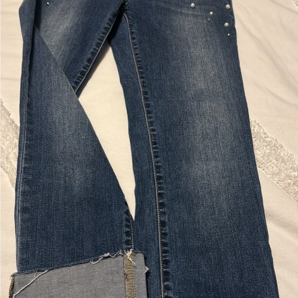 Cello Women's Straight Leg Blue Jeans